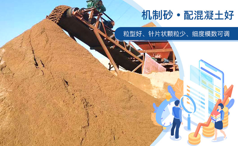 機(jī)制砂和河沙哪個配混凝土好？成套制砂設(shè)備多少錢？