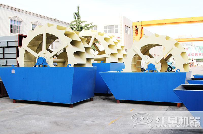 一天能洗3000噸的3020輪斗式洗砂機(jī)，以高產(chǎn)威震四方